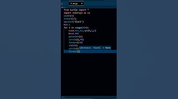Python turtle Graphics Design #python #shorts #coding