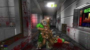 Brutal Doom: Extermination Day "Hangar" 100% Secrets (No Commentary) 1080p60