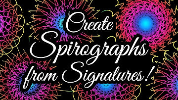 Photoshop Tutorial: Transform Signatures into Fun, Stunning Spirographs