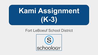Kami Assignment (K-3)