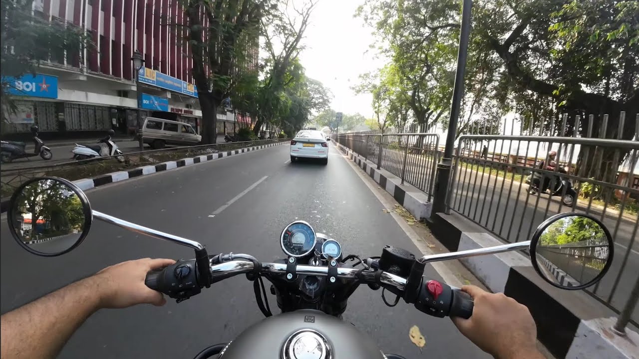 Royal Enfield Meteor 350 City Ride POV | Real Engine Sound & Thump | Goa Evening ASMR