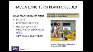 Sedex Audit Roadmap -