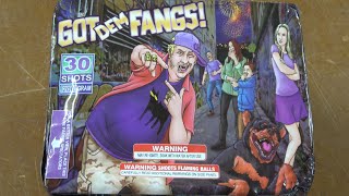 Got Dem Fangs 30 shot 200g cake by OMG Fireworks