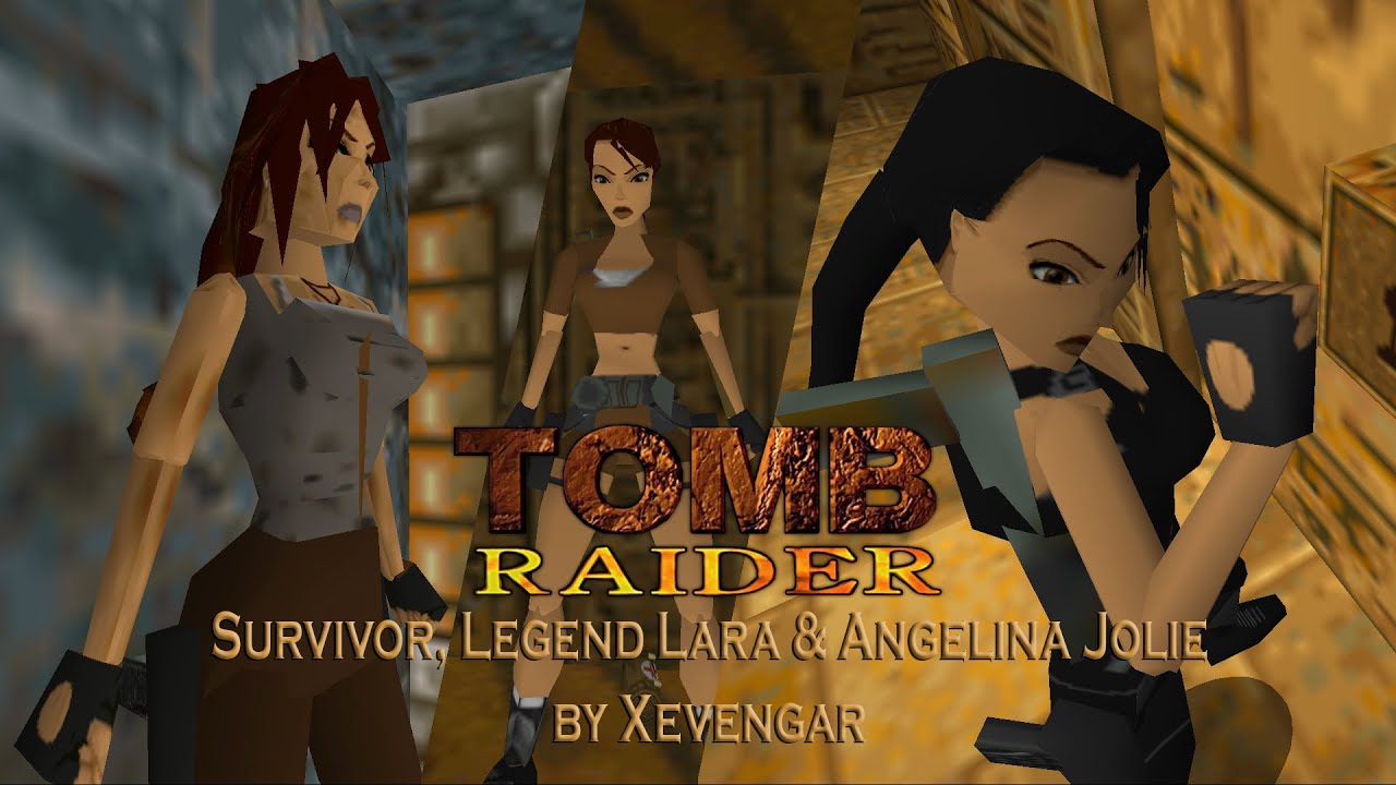 Tomb Raider 1 Modding ShowcaseSurvivor, Legend Lara & Angelina Jolie Mod YouTube