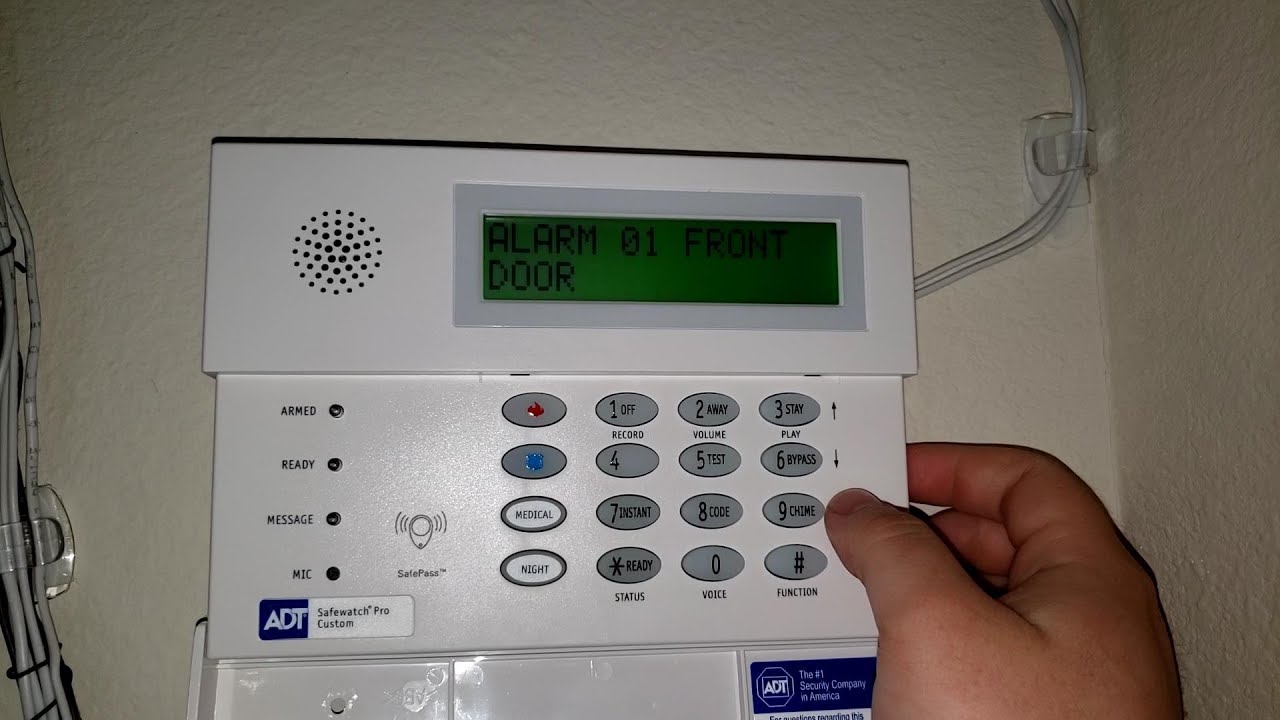 Honeywell Ademco Vista20P Test 1 YouTube Honeywell Ademco Vista20P Test 1 YouTube