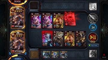 Deck Heroes. Celestia, Dungeon 11 - 4 easy mode.