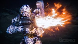 7 Troopers Vs 10000 Bugs Starship Troopers Traitor Of Mars Clip