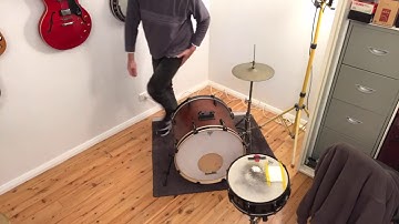 Setting up the old drums from the shed (Time Lapse)