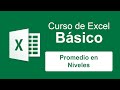 📣Excel Básico - 01 Promedio en Niveles * Curso de Excel * Tutoriales de Excel * Excel desde 0