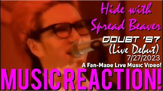 SWEET! Hide with Spread Beaver - DOUBT ‘97 2023 Live Debut (A Fan-Made Live Video) Music Reaction🔥