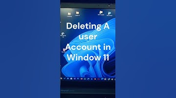 Deleting a User Account in Window 11 #computerclass #ms  #shorts  #learn-o-grow