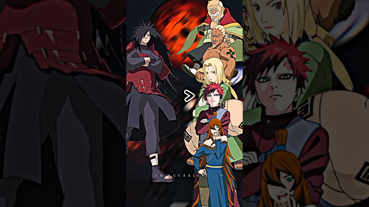 MADARA VS 5 KAGE'S || UK LUCARIO 2 . 0 ||#madara #uchiha
