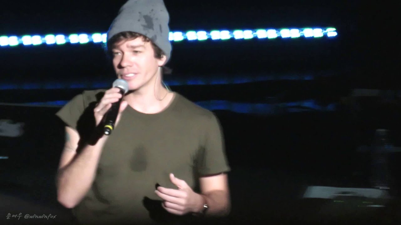 160117 네이트루스 (Nate Ruess) Just Give Me a Reason , in Korea