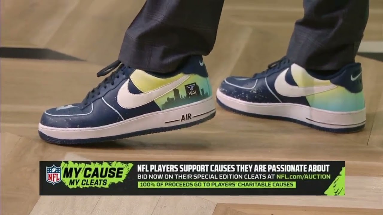 Tedy Bruschi honors his foundation Tedy's Team for My Cause My Cleats with a special pair of kicks 👟