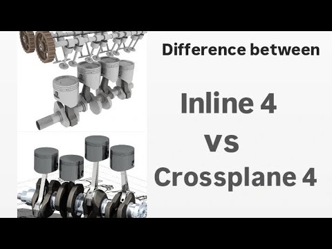 Crossplane Inline 4 Animation Difference between Inline 4 vs Crossplane engine and their sound # ...
