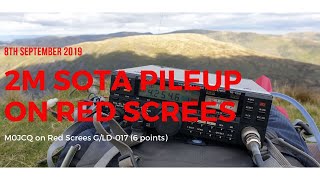 2m SOTA Pileup on Red Screes
