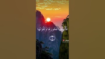 سورة الشمس مع منضر غروب الشمس