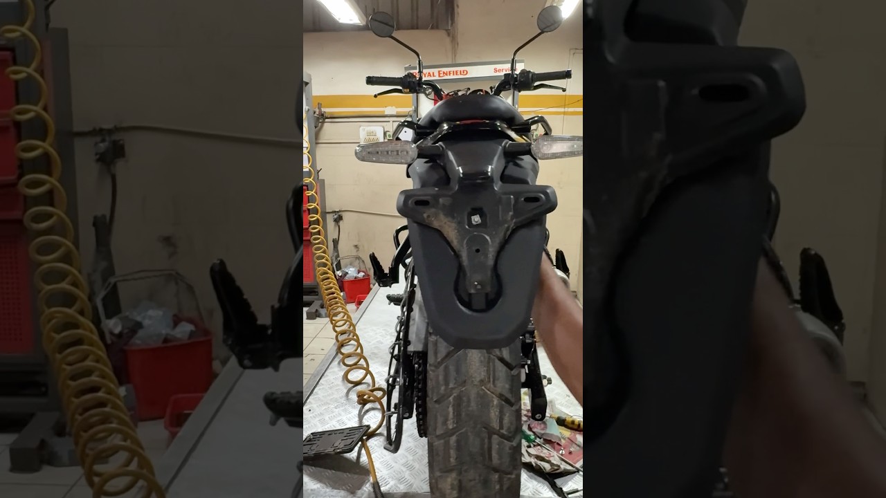 Rear mudguard flap install ￼guerrilla 