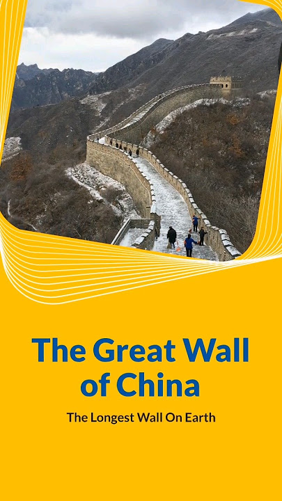 Great Wall of China - 18 months to walk it's length #history #facts #china #heritage