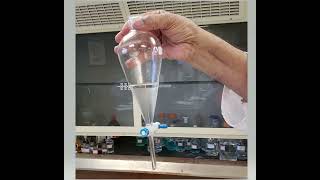 Lab 1 Butanol and water in the separatory funnel