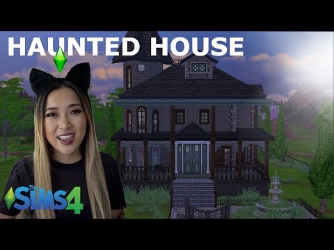 MURDER MYSTERY HAUNTED HOUSE ~ Sims 4 Speed Build (BASE GAME)