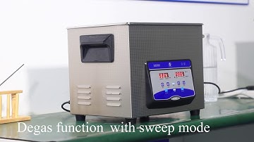 10L Ultrasonic cleaner for metal parts cleaning, removing rust from screw
