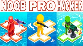 War of Rafts: Crazy Sea Battle - Gameplay Walkthrough  Casual Games To Play (iOS, Android)