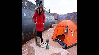 Building a Dream House Inside an Abandoned Project 667BDRM Delta IV Submarine Overlooking a Canyon A