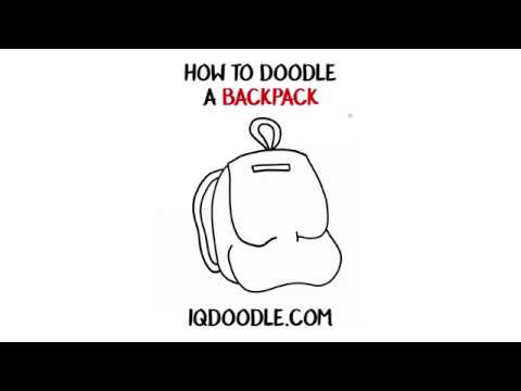 How to Draw a Backpack (drawing tips)