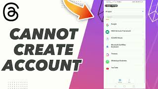 Details How to Fix threads CANNOT CREATE ACCOUNT Guide