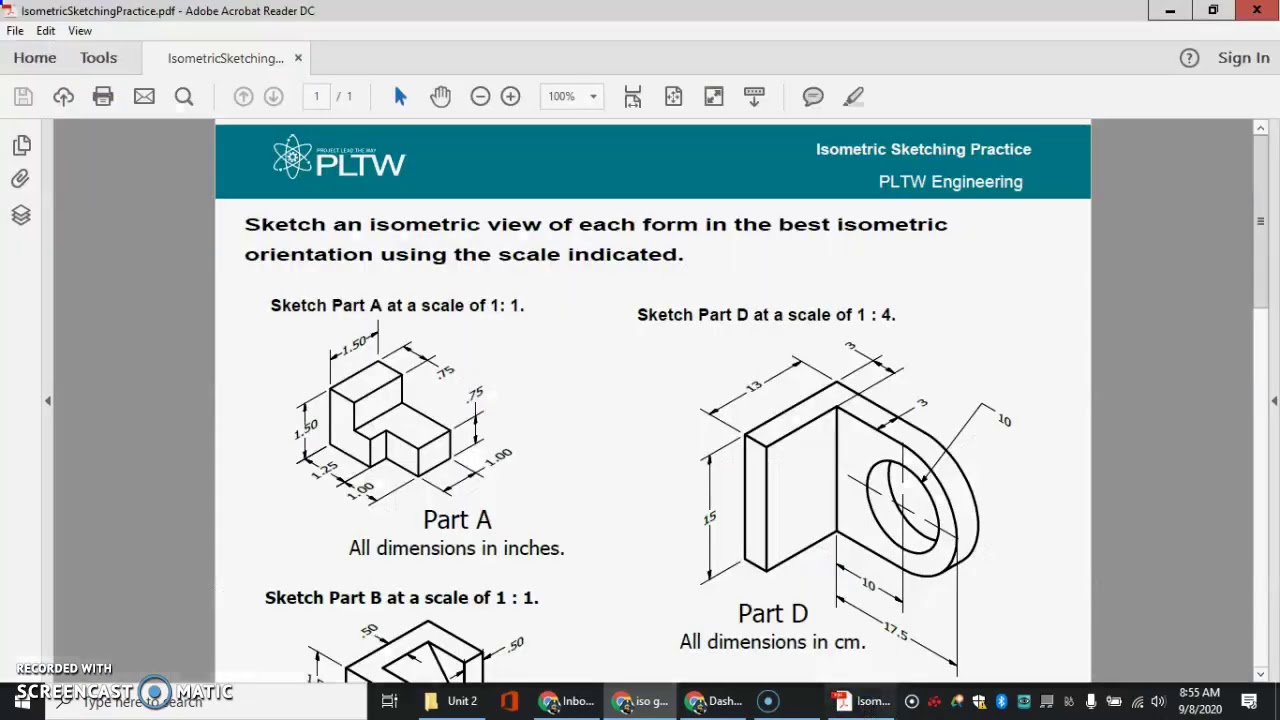 Isometric Sketching - YouTube