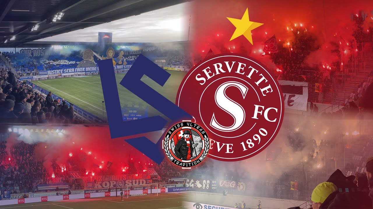 Lausanne Sport 3:3 Servette FC | 15.02.2026 | Choreo, Pyro, Fanchants | Swiss.Ultras.Tradition