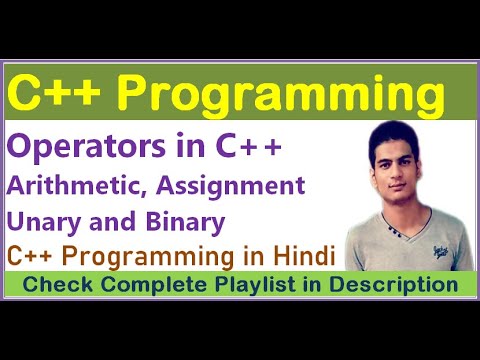 Operators in C++ | Arithmetic | Assignment Operator | Unary and Binary ...
