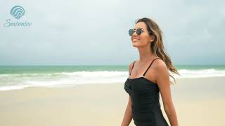 Smismivo Tummy Control Swimwear Strapless One Piece Swimsuit Ruched Bathing Suits For Women Slimming