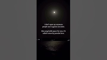 being vulnerable started to feel unsafe.