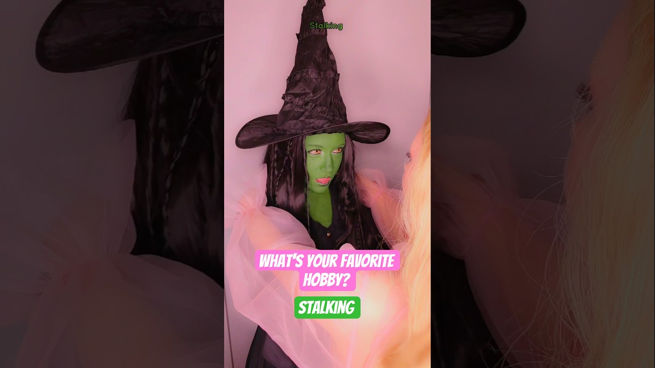 STALKING | Elphaba & Glinda @nikkihatsunecosplay #cosplay #shorts #wicked