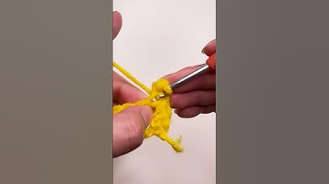 How to do a FRONT LOOP ONLY in crochet #crochet #crochetforbeginners #howtocrochet #crochettutorial