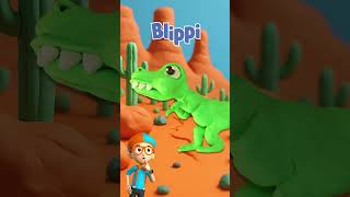 🥚 What Dinosaur Is in the Egg? 🦖 #blippi #guessinggame #games #gameshorts