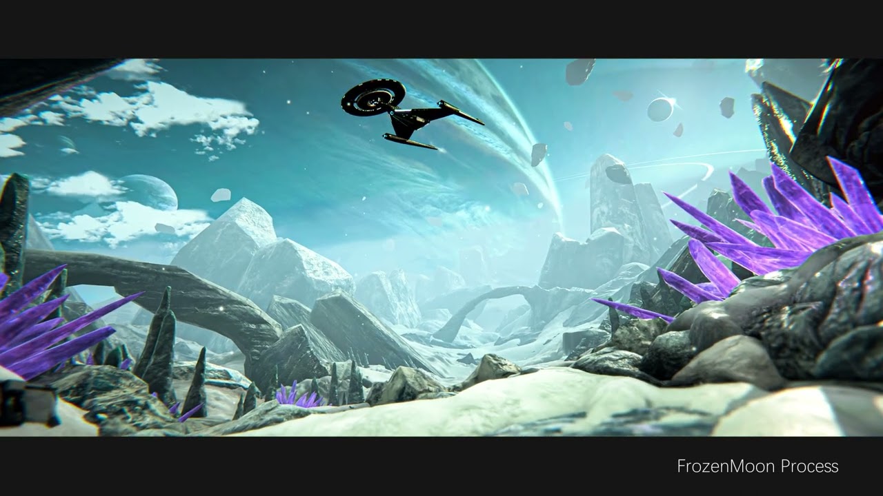 StarTrek : Discovery Away Mission 星際迷航:發現號 Frozen Moon, Environment Art Process