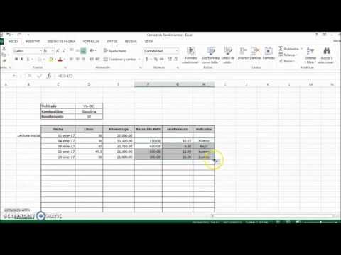 Control en excel