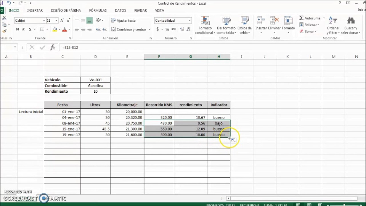 Control de combustible en una empresa