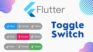 Flutter : Toggle Switch Widget in Flutter |toggle_switch Package Hindi Tutorial