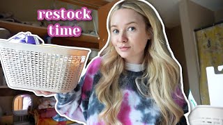 a stressful morning + restocking my guest room essentials baskets!