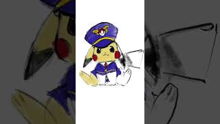 How I draw Pikachu #shorts