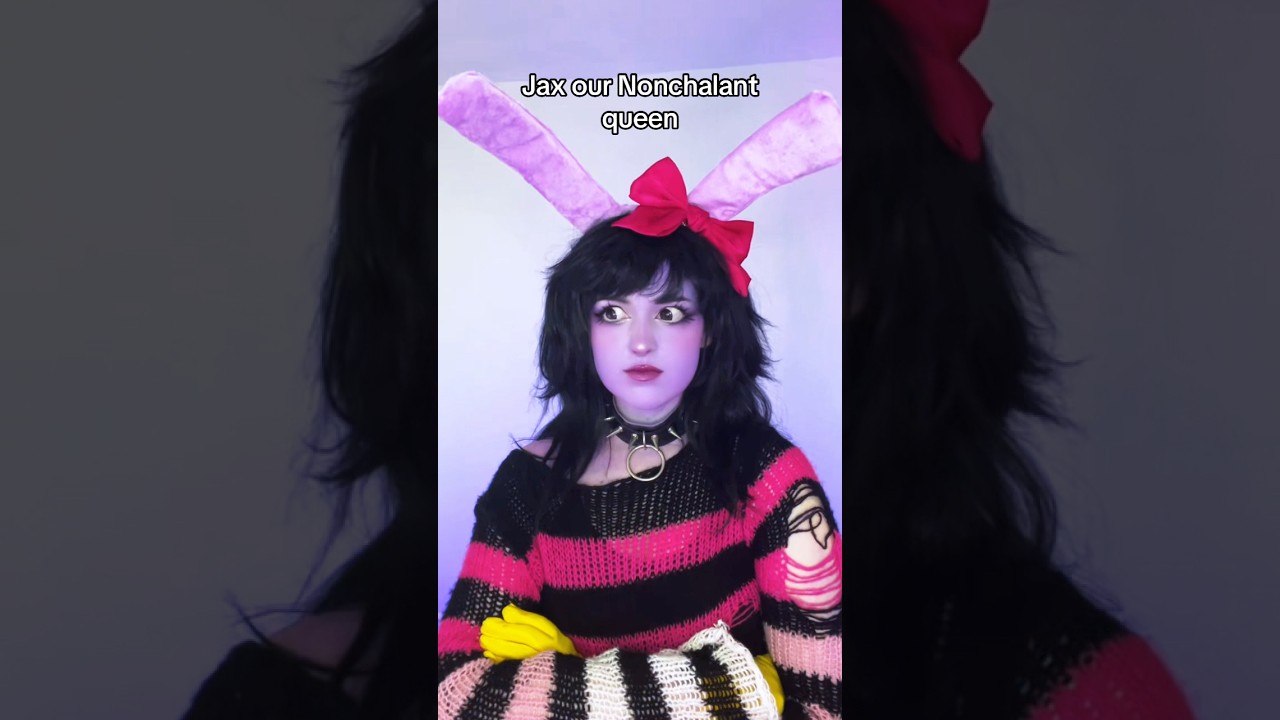 Yep… definitely wearing it ironically 😮‍💨 #jax #tadc #theamazingdigitalcircus #cosplay #memes #fyp