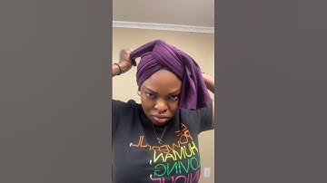 Quick head wrap #headwrap #turban #tutorial #fashion #trending #youtubeshorts #fashion #beautiful