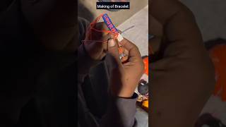 Making of Handmade Bracelet with Name