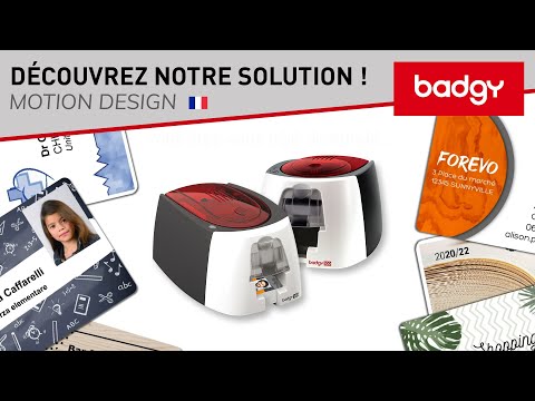 Imprimante De Cartes Plastiques Evolis Badgy200 - Thermique, Couleur, 300 Dpi