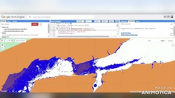 Calculation of snow cover on the Google Earth Engine platform