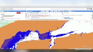 Calculation of snow cover on the Google Earth Engine platform